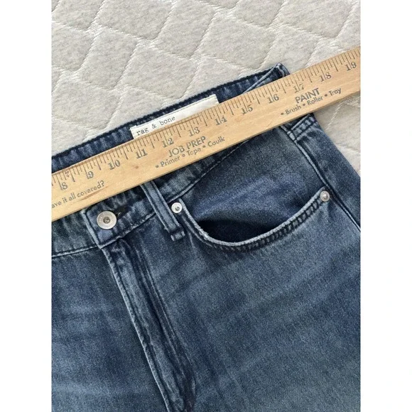 Rag & Bone Logan Jeans Womens 30 Blue Mid Rise Wide Leg Relaxed Denim Baggy - Picture 11 of 11